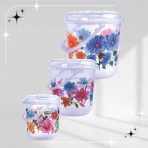 Daisy Transparent Print Buckets