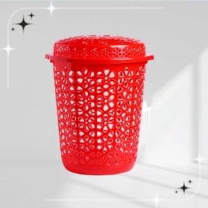 Stitch Laundry Baskets with lid and flexi -5