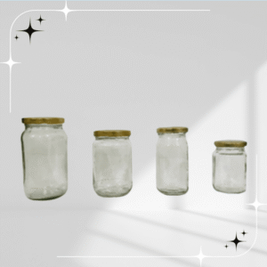 Koyna Round Glass Jars