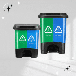 Waste bins-mega twin bins